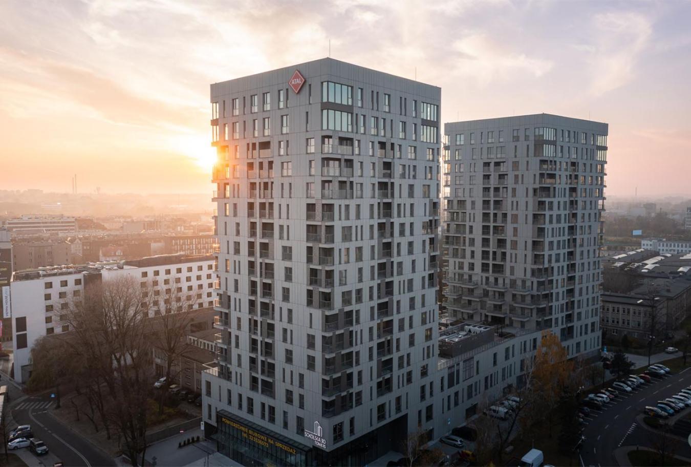 Kairos Apartments -Tower II Premium - Darmowy Parking, Silownia, Sauna - Scisle Centrum كاتوفيتسه المظهر الخارجي الصورة